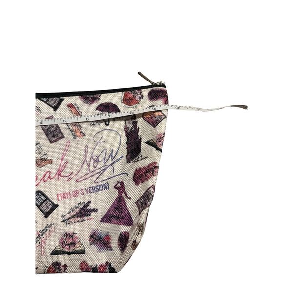 Taylor Swift Speak Now Taylor's Version Make up Toiletry Travel Bag NEW - Picture 4 of 5